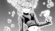Tatsumaki's outfit illustration from the manga cover (Image Source: VIZ)